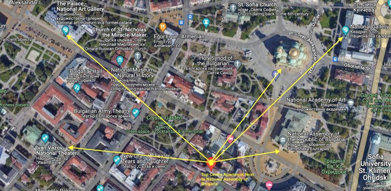 Top City Centre 1Br Apartment For 4 Guests & Fast Wifi Sofia Luaran gambar
